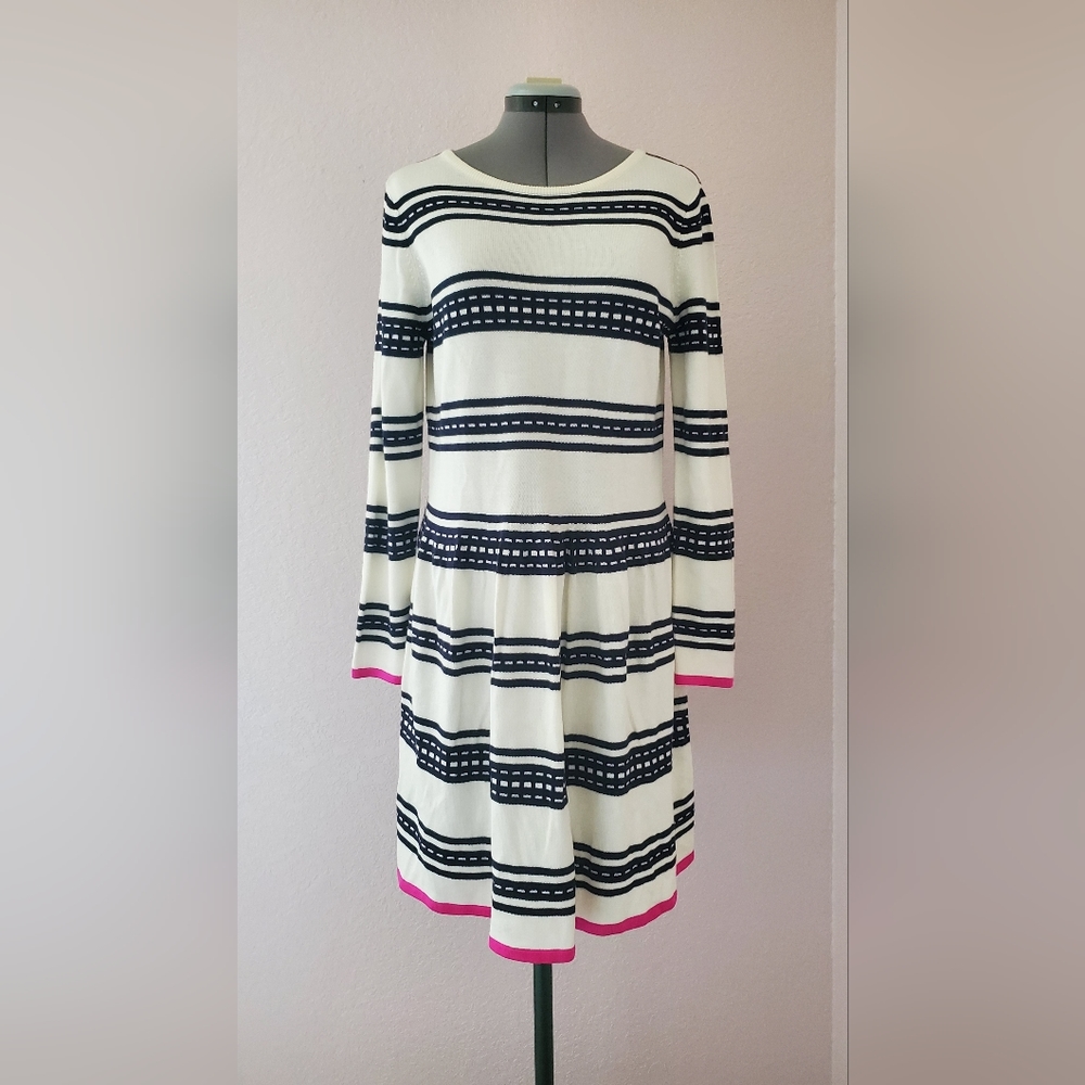Eliza J stripe sweater dress